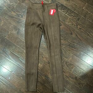 Spanx suede leggings